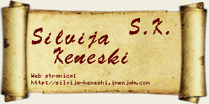 Silvija Keneški vizit kartica